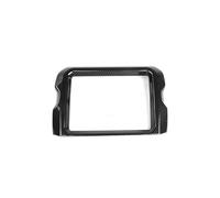 GRZPCJZM Cadre de Navigation for Console Centrale intérieure, Compatible avec Les Accessoires de Voiture Jeep Wrangler JL et Jeep JT Gladiator 2018-2023(Carbon Fiber Black)