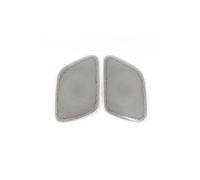 GRZPCJZM Compatible avec Audi A4 B8 2009-2016 Accoudoir de porte arrière de voiture Couverture de haut-parleur audio Garniture décorative en acier inoxydable