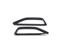 GRZPCJZM Compatible avec BMW X5 G05 2019-2022 2 pièces ABS voiture côté aération garde-boue décoration garniture cadre autocollant(Black)