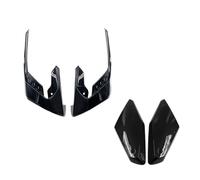 GRZPCJZM Compatible avec CB 650R 2019-2023, Couvercle de Panneau latéral de Cadre, ailerons de carénage, Garniture d'aileron(Glossy Black-1 Set)