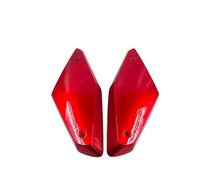 GRZPCJZM Compatible avec CB 650R 2019-2023, Couvercle de Panneau latéral de Cadre, ailerons de carénage, Garniture d'aileron(B-Red)