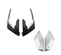 GRZPCJZM Compatible avec CB 650R 2019-2023, Couvercle de Panneau latéral de Cadre, ailerons de carénage, Garniture d'aileron(Sliver-1 Set)