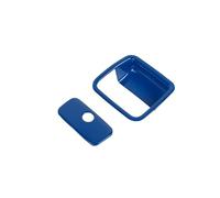 GRZPCJZM Compatible avec la garniture décorative de la poignée de maintien de la boîte de rangement copilote Jeep Wrangler JL JT 2018-2023(Blue)