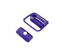 GRZPCJZM Compatible avec la garniture décorative de la poignée de maintien de la boîte de rangement copilote Jeep Wrangler JL JT 2018-2023(Purple)