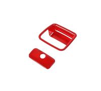 GRZPCJZM Compatible avec la garniture décorative de la poignée de maintien de la boîte de rangement copilote Jeep Wrangler JL JT 2018-2023(Red)