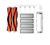 GRZPCJZM Compatible avec l'aspirateur Robot Xiaomi Mi 1/1S SDJQR01RR SDJQR02RR/E2 E3 E4 E5 S4 S5, Filtre de Brosse latérale Principale(White)