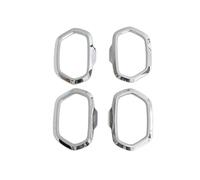 GRZPCJZM Compatible avec les accessoires intérieurs Jeep Renegade 2016-2024, garniture de protection décorative for panneau de calandre de porte(Chrome)