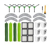 GRZPCJZM Compatible avec Les aspirateurs Combo J7+ / J9+ / 10 Max. Pièces détachées : Brosse Principale, Filtre HEPA, Sac de Nettoyage.(Set 4)