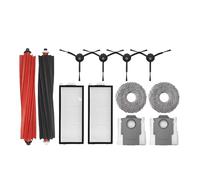 GRZPCJZM Compatible avec Les aspirateurs Robots Qrevo Master/Slim : Brosse Principale, Filtre, lingettes et Sac de Rechange(12pcs9)