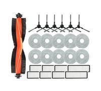 GRZPCJZM Compatible avec Les aspirateurs Robots Xiaomi S20+ Plus B108GL/S10+ Plus B105 : pièces détachées, Rouleau Principal, Brosse latérale, Filtre et Chiffon de Nettoyage.(Gold)