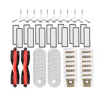 GRZPCJZM Compatible avec Les aspirateurs Robots Xiaomi X20+, X10+ / X20 Plus, X10 Plus, pièces, Rouleau, Brosse latérale, Filtre, serpillière, Sac(Green)