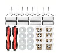 GRZPCJZM Compatible avec Les aspirateurs Robots Xiaomi X20+, X10+ / X20 Plus, X10 Plus, pièces, Rouleau, Brosse latérale, Filtre, serpillière, Sac(Gold)