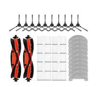 GRZPCJZM Compatible avec Les modèles MOVA S800, E20, E20Pro et E20ProPlus : Rouleau Principal, Brosse latérale, Filtre et lingettes de Nettoyage.(Set A)