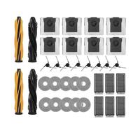 GRZPCJZM Compatible avec Les modèles X50 Ultra/Pro/Master, S40 Enhanced, L40S/L50 Pro Ultra et MOVA V50Ultra : pièce détachée for Sac et Brosse de Nettoyage.(Dark Grey)