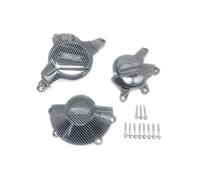 GRZPCJZM Compatible avec Les Motos CBR600RR 2007-2024, couvercles de Protection Moteur, Accessoires de Protection de Capot Moteur(Carbon Look-1 Set)