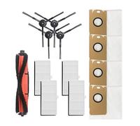 GRZPCJZM Compatible avec Les pièces d'aspirateur Robot XiaoMi Mijia Lydsto R1 R1A S1, Brosse Principale, Filtre, Brosse latérale, Sac, Chiffon de Nettoyage(Green)