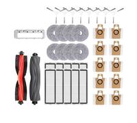 GRZPCJZM Compatible avec Les pièces de l'aspirateur Robot Xiaomi X20+/X20 Plus, Brosse latérale Principale, Filtre, serpillière, Sac en Tissu(Gold)