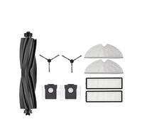 GRZPCJZM Compatible avec les pièces de rechange Mova S10 Plus/Trouver S10Plus - Brosse latérale principale - Filtre à franges - Accessoires de sac en tissu (bordeaux)