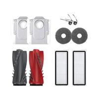 GRZPCJZM Compatible avec Les pièces Qrevo 5AE / Curv/CurvC/Curv S5X 5A1 5XC / Edge/EdgeC/Edge S5A 5V1, Brosse, Filtre, Sac de serpillière(Light Grey)