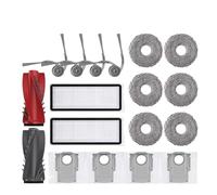 GRZPCJZM Compatible avec Les pièces Qrevo 5AE/Curv/CurvC/Curv S5X 5A1 5XC/Edge/EdgeC/Edge S5A/Edge 5V1, Brosse, Filtre, Sac de Nettoyage(Beige)