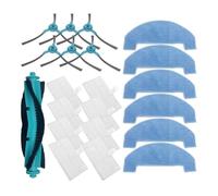GRZPCJZM Compatible avec Les Sacs, filtres, Rouleaux, brosses latérales et Chiffons de Balai Cecotec Conga 2299 Ultra/Midea S5 Plus/Ultenic D10(Set14)