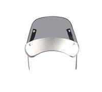 GRZPCJZM Compatible avec Yamaha Kawasaki Suzuki Cafe Racer Compatible avec Le Pare-Brise Universel for Moto Harley(Grey B)