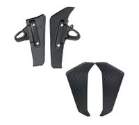 GRZPCJZM Compatible avec Yamaha MT-09 2017-2020, Couvercle latéral de radiateur intérieur, Panneaux latéraux de radiateur de Moto, Couvercle de Protection, carénage(A-B Unpainted-Carbon)