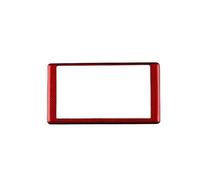 GRZPCJZM Fibre de carbone véritable et rigide, compatible avec Subaru BRZ et Toyota GR86 2021-2024, panneau de navigation, garniture intérieure(Type B Red)