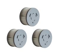 GRZPCJZM Filtre Compatible avec Les aspirateurs à Main sans Fil Xiaomi Jimmy JV85/JV85 Pro/H9 Pro(3 pcs)