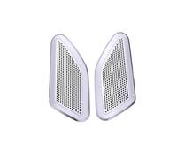 GRZPCJZM Garniture de protection de haut-parleur audio for portière avant de voiture en alliage d'aluminium compatible avec Maserati Levante 2016