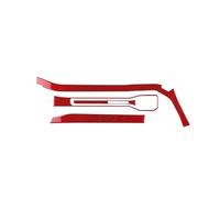 GRZPCJZM Garniture de sortie de climatisation for console centrale de voiture compatible avec la Ford Mustang GT Dark Horse EcoBoost 2024-2026(Type C For LHD Red)