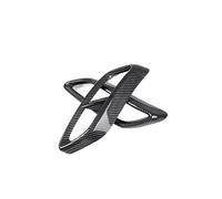 GRZPCJZM Garniture décorative for cadre de tuyau d'échappement de voiture compatible avec Audi A3 8Y 2021 2022(Carbon Fiber Black)