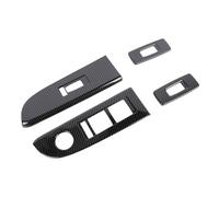 GRZPCJZM Garniture décorative for panneau de commutateur de lève-vitre de voiture, compatible avec Jeep Grand Cherokee et Jeep Commander 2006-2010