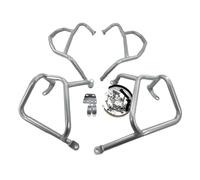 GRZPCJZM Kit de Protection de Barre de Protection supérieure et inférieure for Moteur de Moto NC750X DCT 2021-2025(Silver-1 Set)