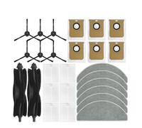 GRZPCJZM Pièce de Rechange Compatible avec l'aspirateur Robot Roidmi Eve CC / SDJ12RM : Rouleau Principal, Brosse latérale, Filtre et Sac de Nettoyage.(Set 2)