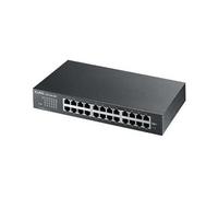 Zyxel GS-1100-24E - Commutateur - non géré - 24 x 10/100/1000 - Montable sur rack, de bureau, fixation murale