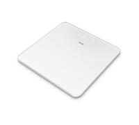 Beurer Pèse-personne numérique GS 225 – verre, écran Dot-Matrix, jusqu'à 180 kg – blanc