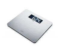 Beurer, GS 405 Signature Line, Balance en Acier Inoxydable, balance en Verre, avec Revêtement Anti-Traces de Doigts, Ecran XXL Eclairé, pour une Lisibilité Facile, Capacité de Charge 200 kg