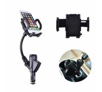 GS de Voiture Support Universel pour téléphone Portable Support Autres Dual USBchargeur de Voiture Allume-Cigare Adaptateur d'alimentation Prise de Courant pour iPhone Samsung GalaxyLG Huawei Xiaomi