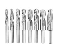 GS040118Pcs Set de forets hélicoïdaux en acier blanc à haute teneur en carbone, traités thermiquement, pour l'industrie