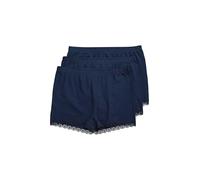 gs1 data protected company 4069787000005 3pcs Panty, Laceband sous-vêtement, Bleu Nuit, 50-52 Femmes