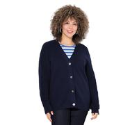 gs1 Data Protected Company 4069787000005 Cardigan uni pour Femme avec Gros Boutons, Marine, 58-60