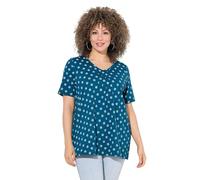 gs1 data protected company 4069787000005 Fältchenshirt mit Minimal Print T-Shirt, pétrole, 58-60 Femmes