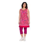 gs1 data protected company 4069787000005 Jerseykleid, Bedruckt, A-Linie, Rundhals, Ärmellos Robe, Framboise foncée, 48-50 Femmes