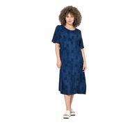 gs1 data protected company 4069787000005 Jerseykleid mit Tonigem Kachel Print Robe, Bleu foncé, 48-50 Femmes