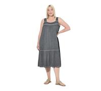 gs1 data protected company 4069787000005 Jerseykleid mit Volants und Eingriffstaschen Robe, Gris Graphite, 50-52 Femmes