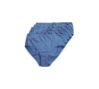 gs1 data protected company 4069787000005 Midislips, 5er-Pack, Einfarbig, BIS GR. 66/68 sous-vêtement, Bleu Marine Clair, 58-60 Femmes