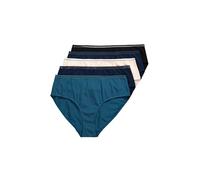 gs1 data protected company 4069787000005 Midislips, 5er-Pack, Häkelspitzen-Band Culottes, Bleu Nuit, 58-60 Femmes