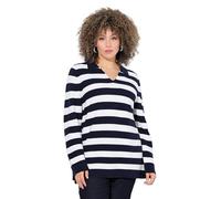 gs1 data protected company 4069787000005 Pullover, Streifen, Polokragen Cardigan Sweater, Marine, 62-64 Femme