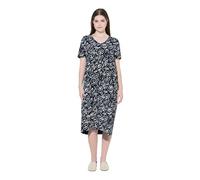 gs1 data protected company 4069787000005 Robe à imprimé Floral pour Femme, Marine, 48-50